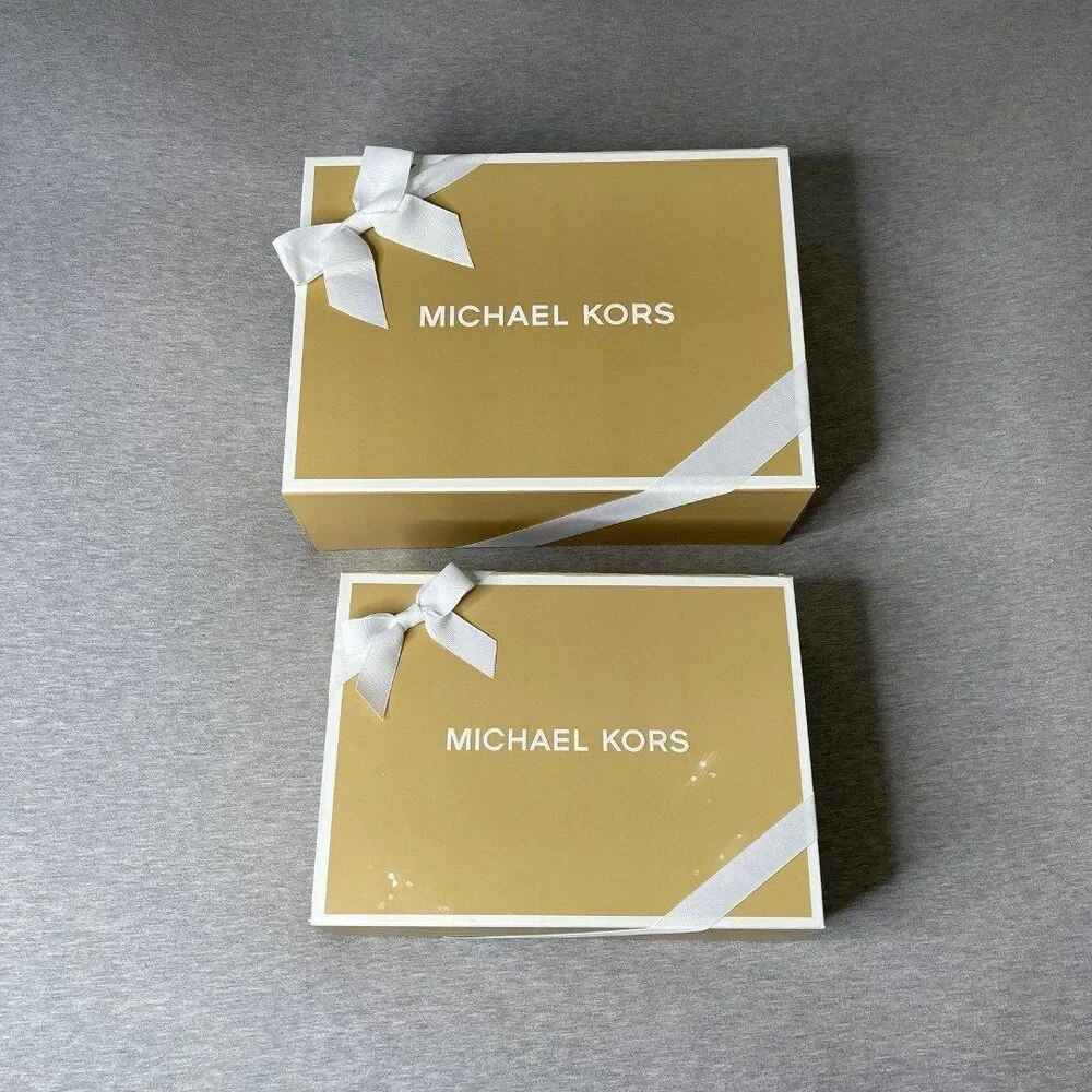 Michael Kors Empty Gift Boxes with Bow 2 PCS. Set